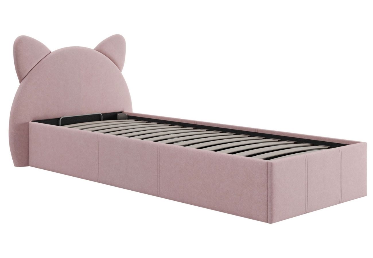 Кровать «Котенок» 120 см с подъемным механизмом Розовый