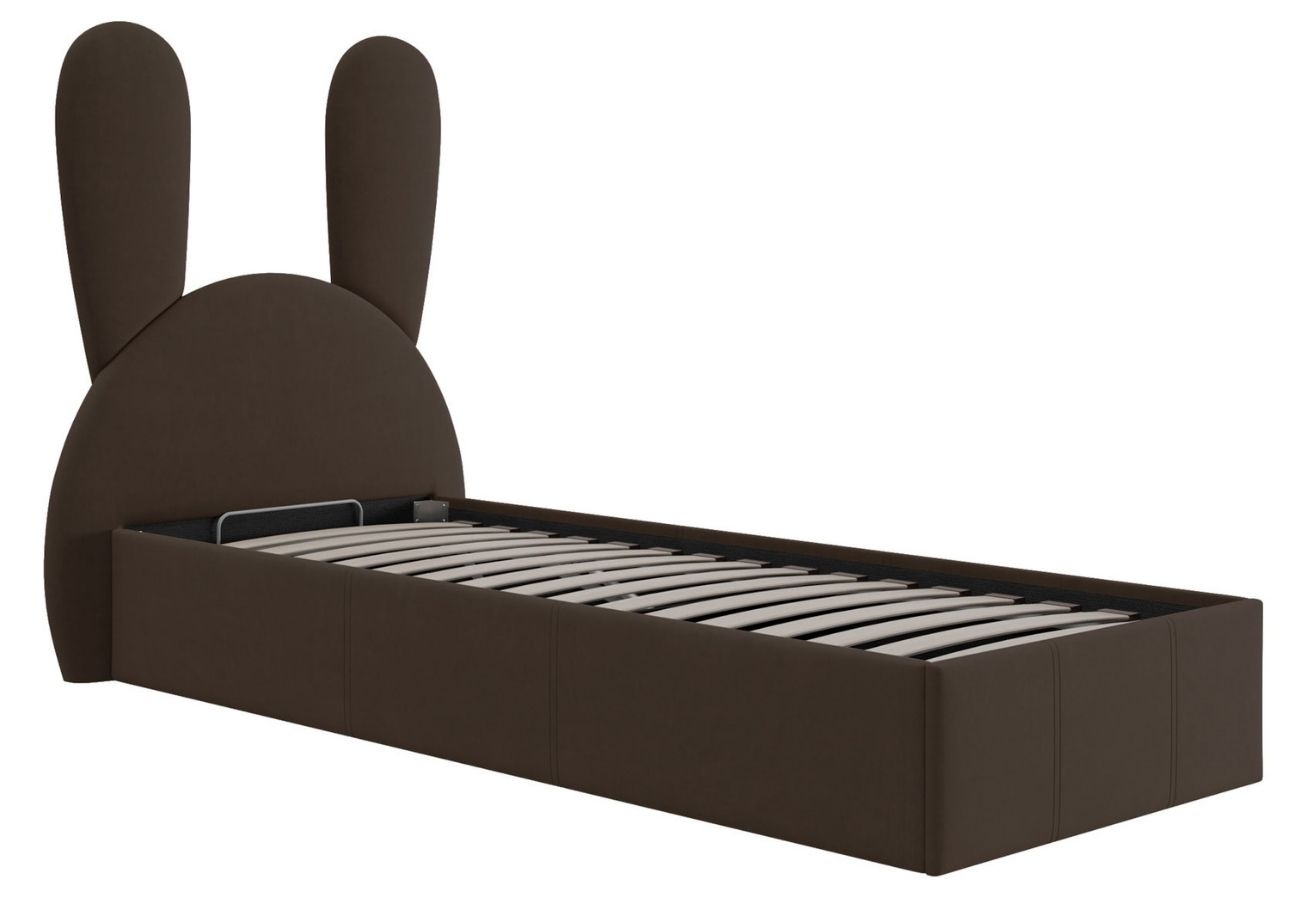 Кровать «Кролик» 90 см с подъемным механизмом Коричневый