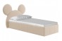 Кровать «Мышка» 120 см с подъемным механизмом Бежевый