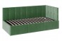 Кровать ОТТАВА с подъемным механизмом 90х200, Зеленый ткань Ловерс