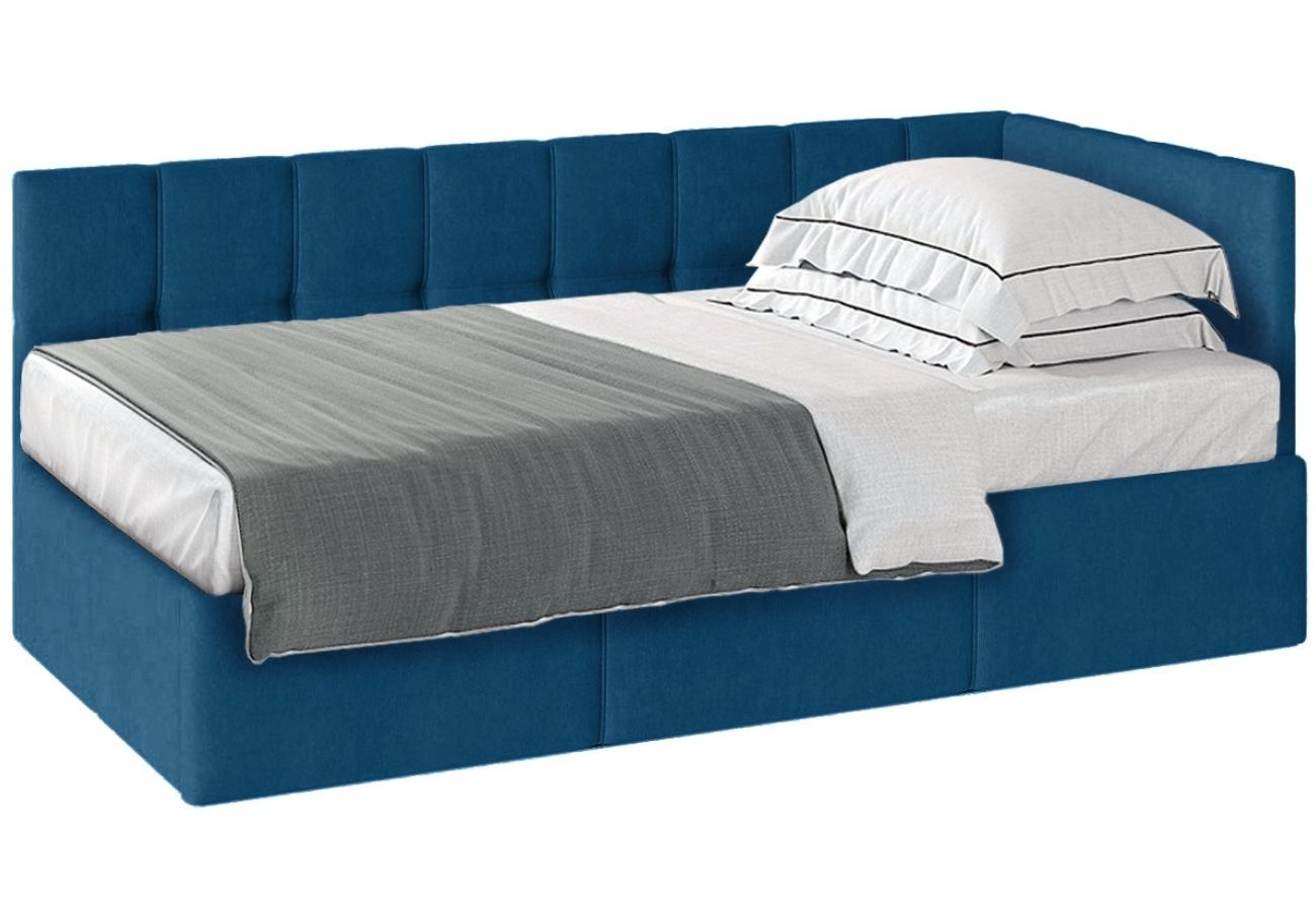 Кровать Укента с подъемным механизмом Синий