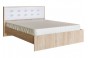 Двуспальная кровать Скобу 160 см белый