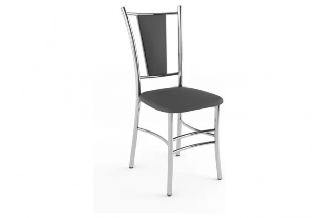 Стул Марсель Хром корпус, Серый матовый 800М