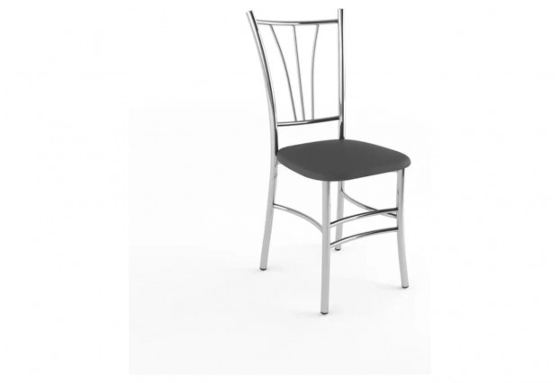 Стул Трилогия Хром корпус, Серый матовый 800М