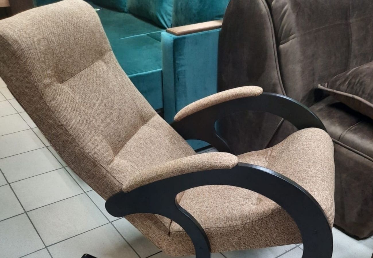 Кресло-качалка Бове коричневый