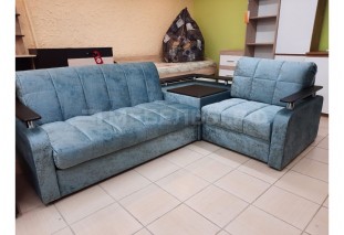 Угловой диван с баром ДЕНВЕР Kalahari Mint