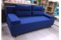 Прямой диван-кровать Манго 2 200 см синий