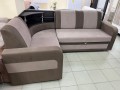 Угловой диван МАРКИЗ М серый, коричневый, венге