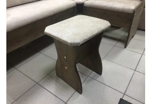 Табурет Дуб Самдал, Бежевый велюр