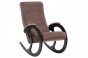Кресло-качалка Модель 3 Венге, ткань Maxx 235