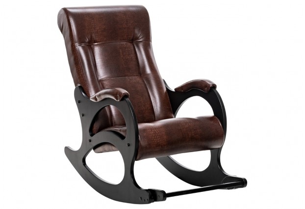 Кресло-качалка Leset Модель 44 б/л Венге, кожзам Oregon perlamutr 120