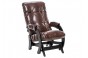 Кресло-глайдер Модель 68 Венге, кожзам Antik crocodile коричневый