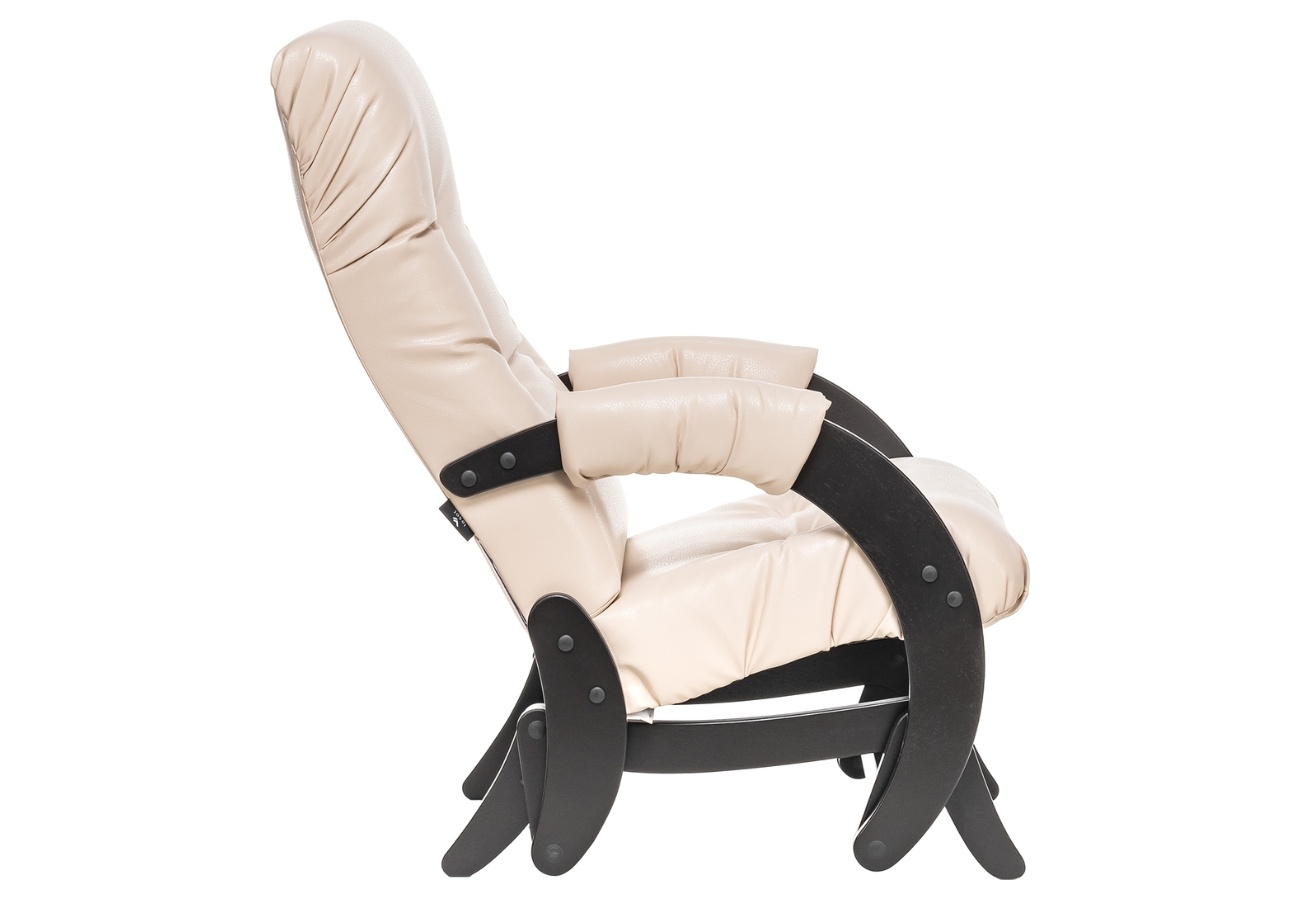 Кресло-глайдер Модель 68 Венге, кожзам Polaris Beige