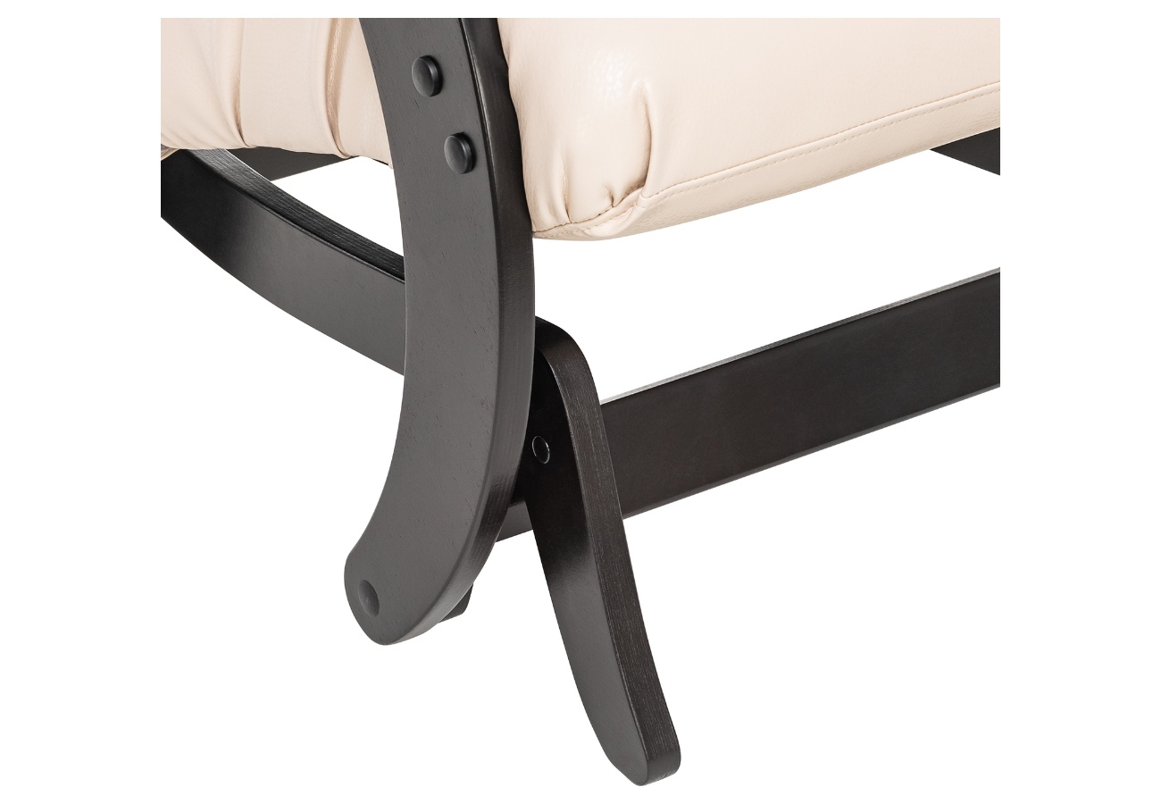 Кресло-глайдер Модель 68 Венге, кожзам Polaris Beige