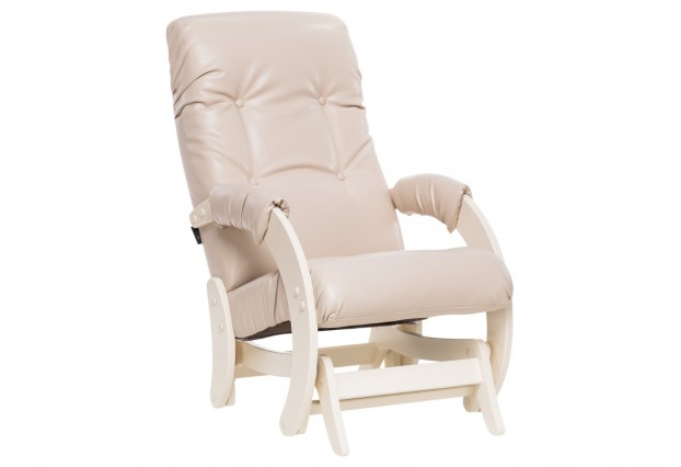 Кресло-глайдер Модель 68 Дуб шампань, кожзам Polaris Beige