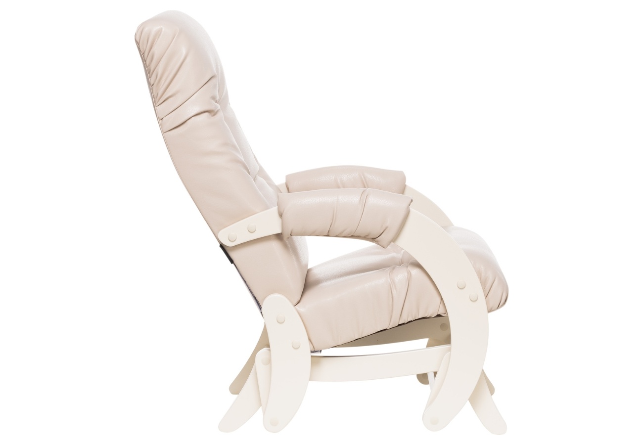 Кресло-глайдер Модель 68 Дуб шампань, кожзам Polaris Beige