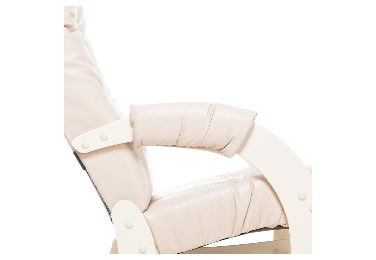 Кресло-глайдер Модель 68 Дуб шампань, кожзам Polaris Beige