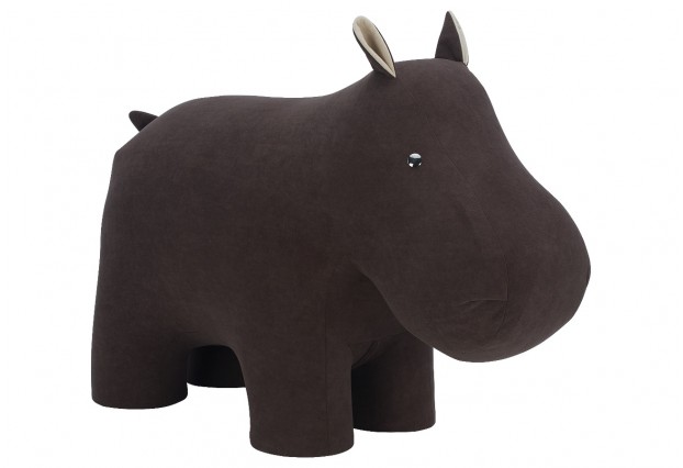 Пуф Hippo Бегемот, ткань велюр Omega 22, Omega 2