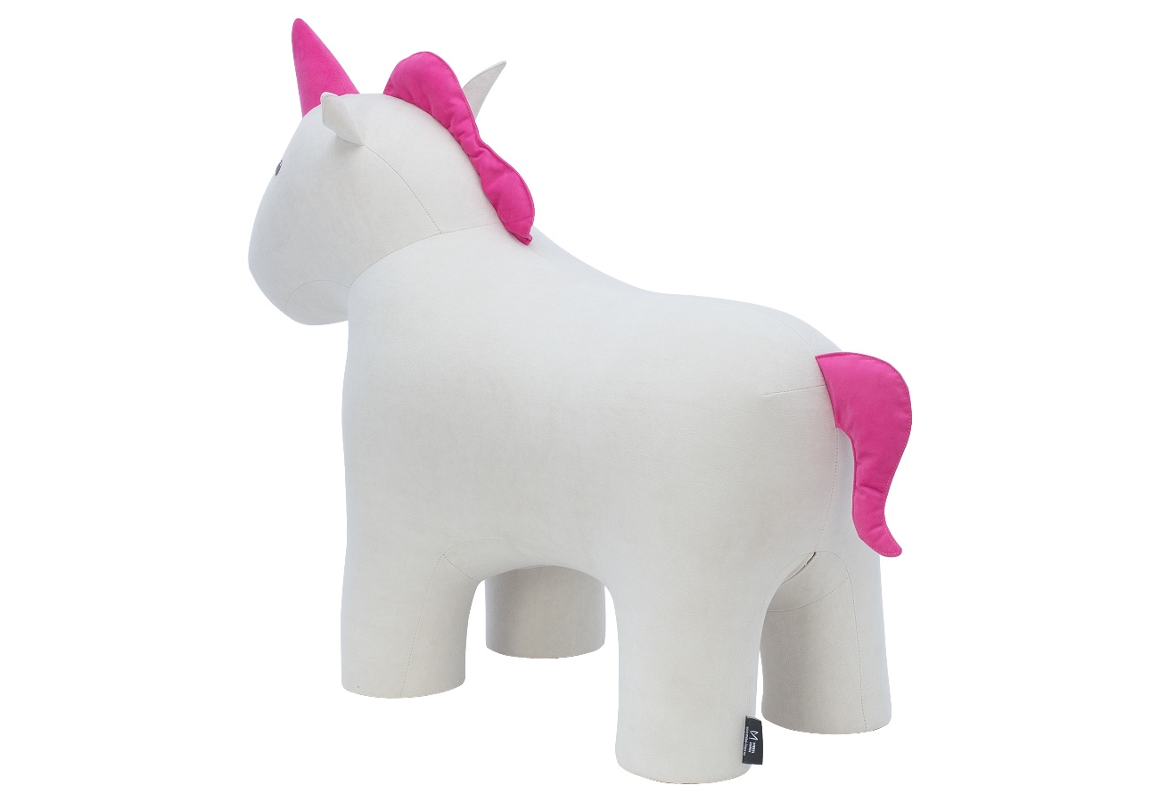 Пуф Unicorn Единорог, ткань велюр Omega 30, Enigma 24
