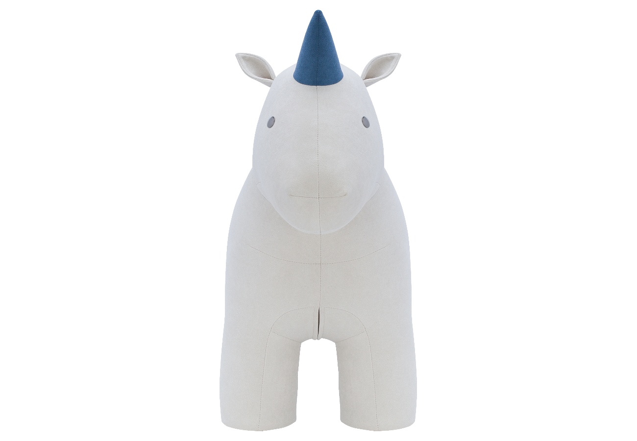 Пуф Unicorn Единорог, ткань велюр Omega 30, Omega 45