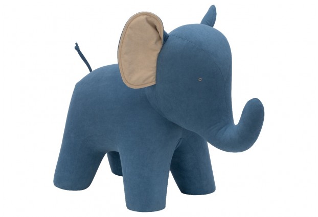 Пуф Elephant Слон, ткань велюр Omega 45, Omega 2