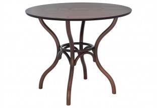 Стол Leset TOP круглый Тёмный орех