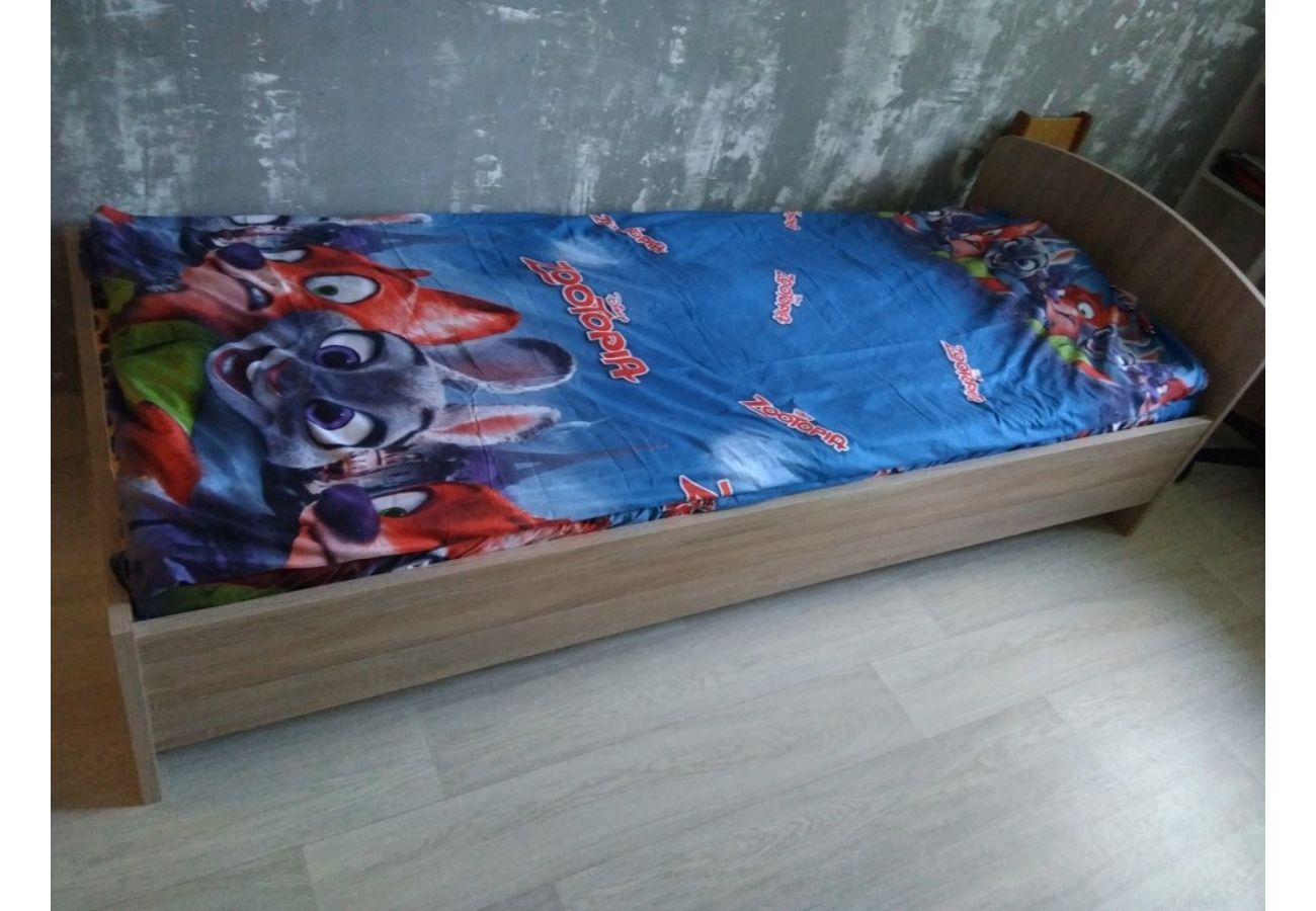Кровать детская Кито 80 см дуб сонома