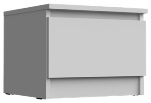 Челси Тумбы прикроватные (Ш) (Белый глянец холодный, белый)