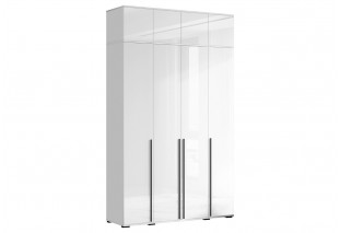 Норд Шкаф 4-х ств.(1600) (Белый/Белый глянец холодный)