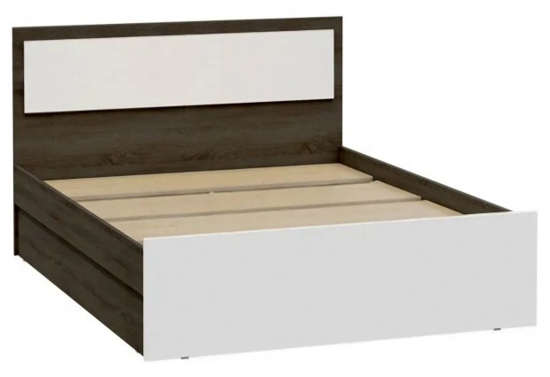 Мартина Кровать 1,2м (Белый, венге)