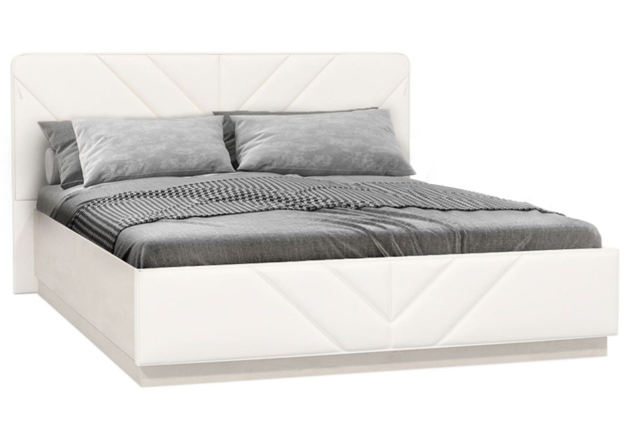 Кровать двуспальная с подъемным механизмом Амели 160 см шелковый камень