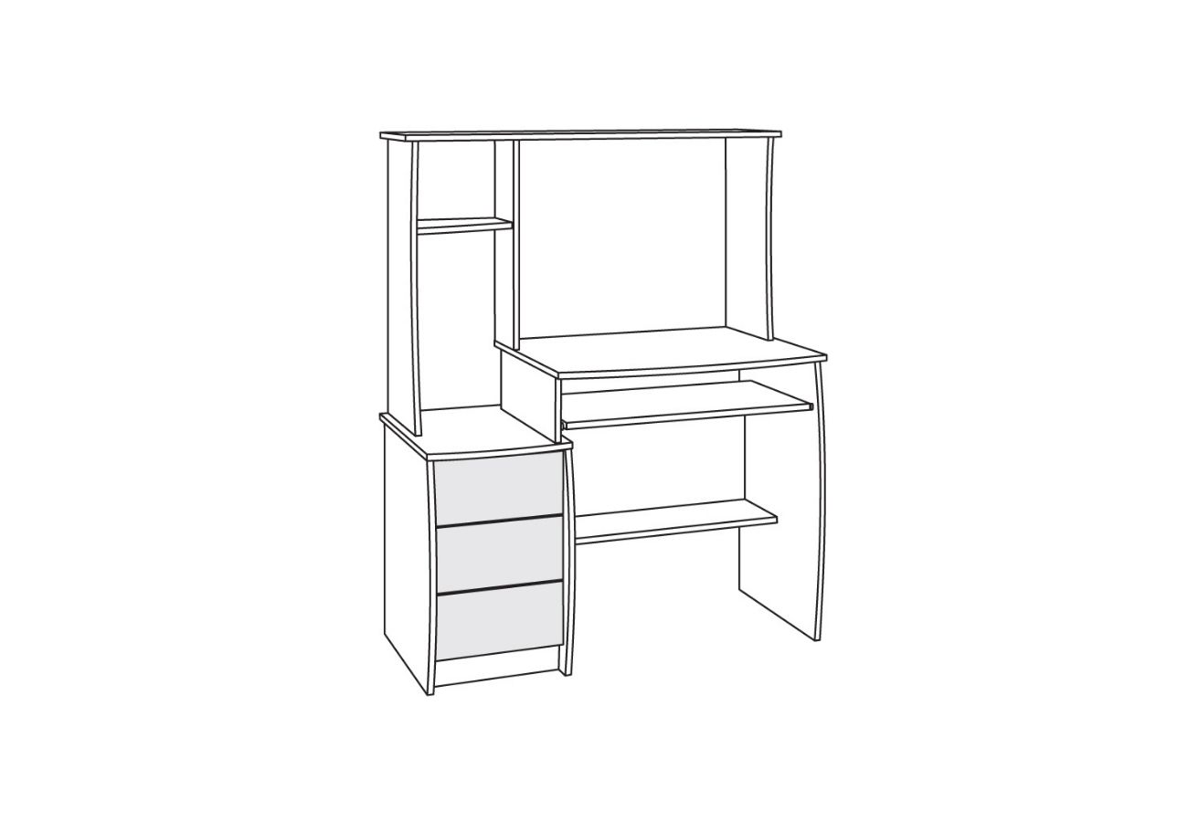 Стол компьютерный комфорт 5 скр