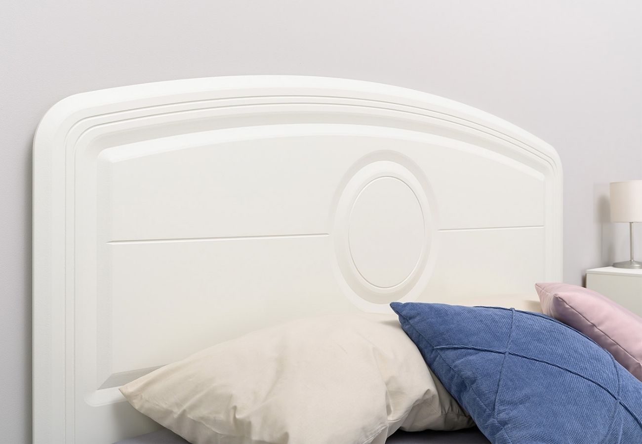 Двуспальная кровать Валенсия 160 см белая