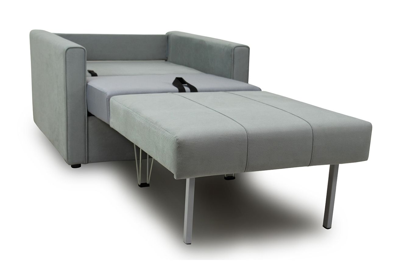 Кресло-кровать Драго Серебристый серый