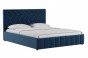 Кровать Алаво с подъемным механизмом 160 см полуночно-синий