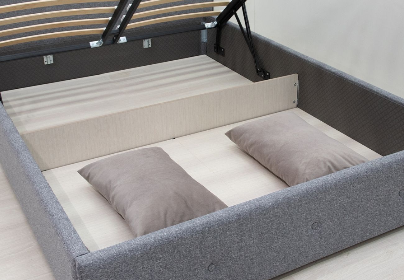 Кровать Роув с подъемным механизмом 140 см серый