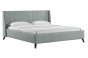 Кровать Савис с подъемным механизмом 180 см серебристый серый