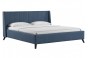 Кровать Савис с подъемным механизмом 180 см серо-синий