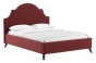 Кровать Вепся с подъемным механизмом 140 см карминно-красный