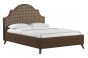 Кровать Вепся с подъемным механизмом 140 см коричневый