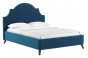 Кровать Вепся с подъемным механизмом 140 см темно-синий