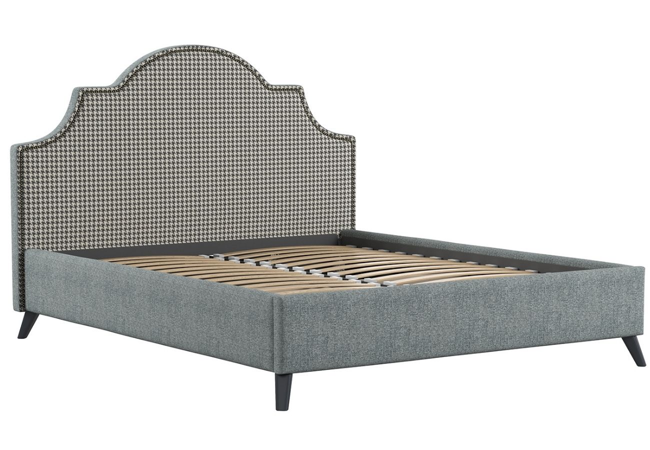 Кровать Вепся с подъемным механизмом 160 см серый