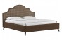 Кровать Вепся с подъемным механизмом 180 см коричневый