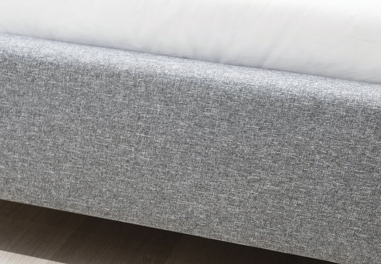 Кровать Вепся с подъемным механизмом 180 см серый