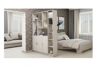 Стеллаж-перегородка зонирующая Гамма Анкор Светлый