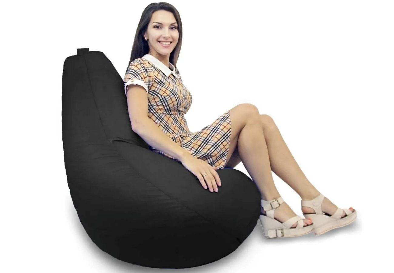 Кресло-мешок груша XL Черный