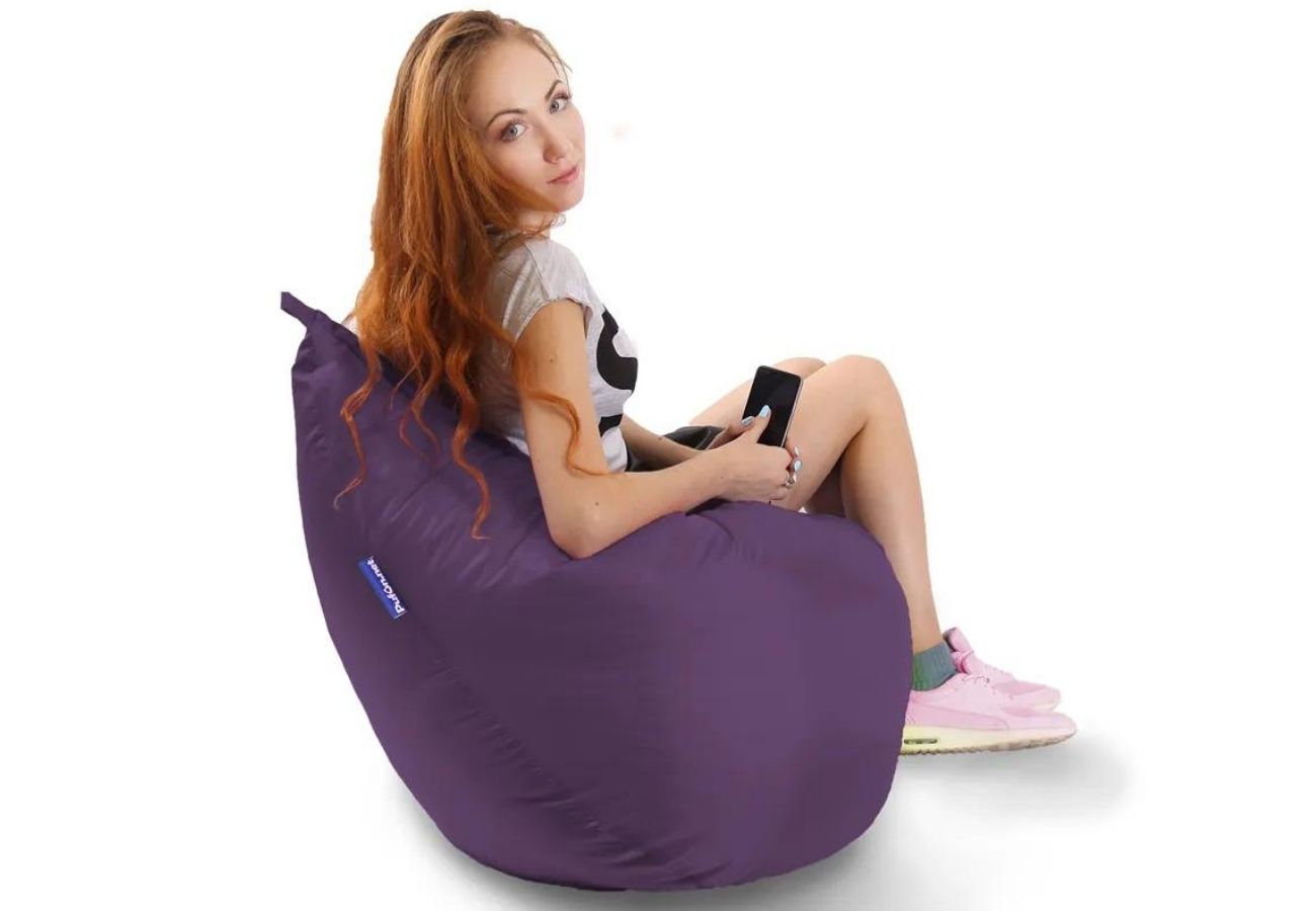 Кресло-мешок груша L Фиолетовый