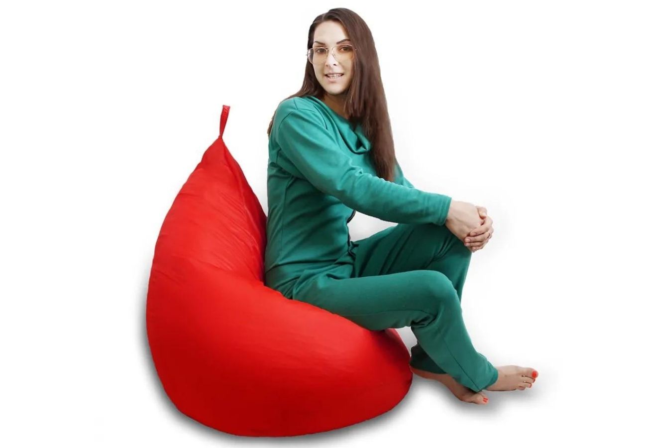 Кресло-мешок груша L Красный