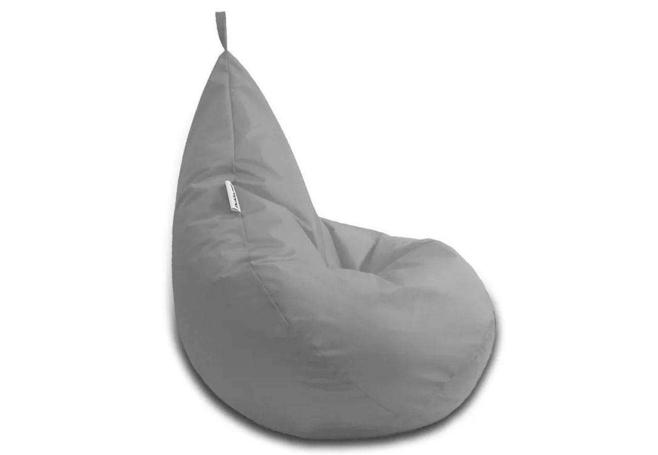 Кресло-мешок груша L Серый