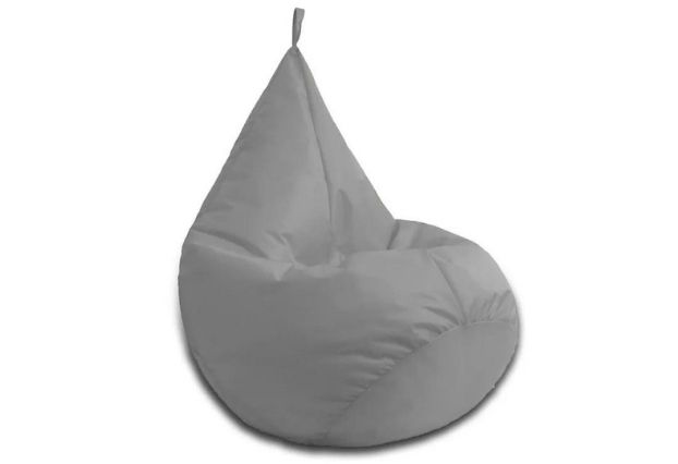 Кресло-мешок груша L Серый